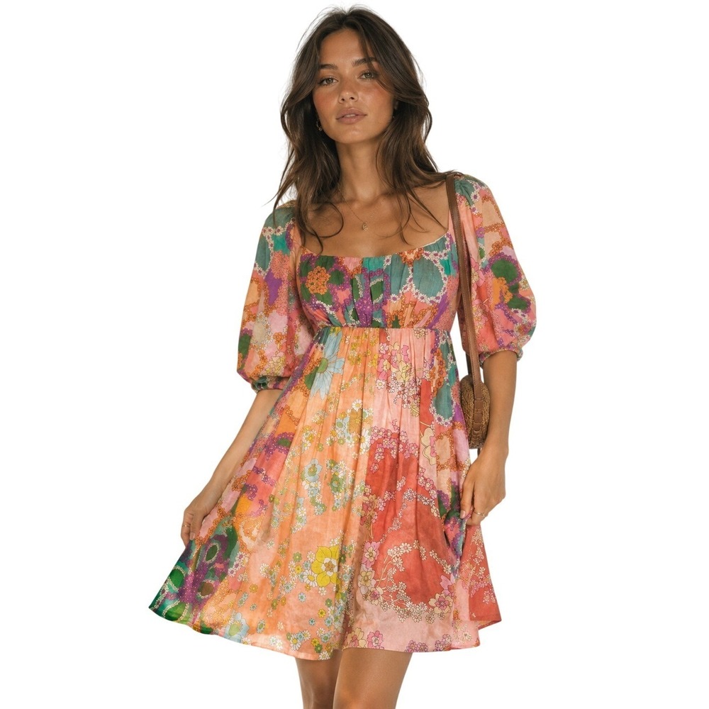 ladies petite midi dresses Dorothy Perkins Womens/Ladies Floral Tie Shoulder Petite Midi Dress (6 US)  (Lilac) at Amazon Women's Clothing store